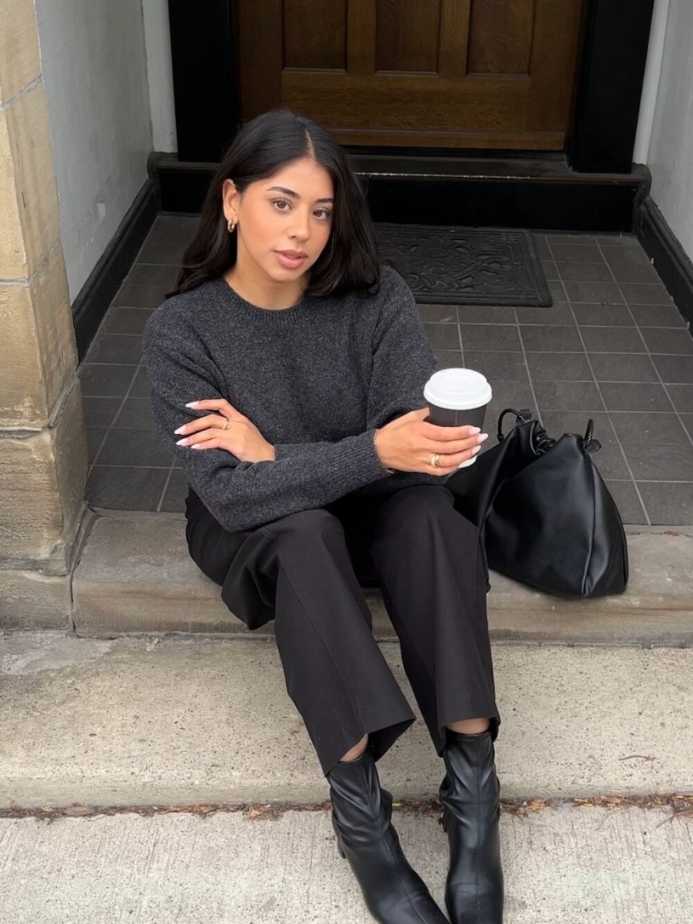 Uniqlo Women's Souffle Yarn Crew Neck Sweater